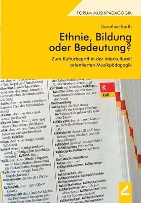 bokomslag Ethnie, Bildung oder Bedeutung?