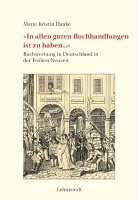 bokomslag »In allen guten Buchhandlungen ist zu haben...«