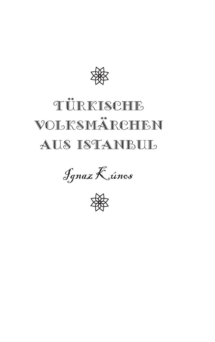 Türkische Volksmärchen aus Istanbul