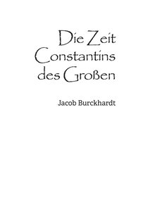 bokomslag Zeit Constantins des Großen
