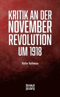 bokomslag Kritik an der Novemberrevolution um 1918