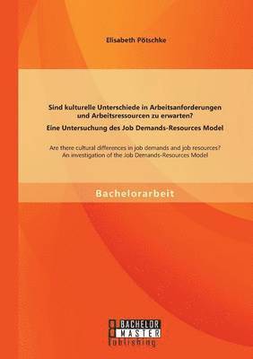 bokomslag Sind kulturelle Unterschiede in Arbeitsanforderungen und Arbeitsressourcen zu erwarten? Eine Untersuchung des Job Demands-Resources Model