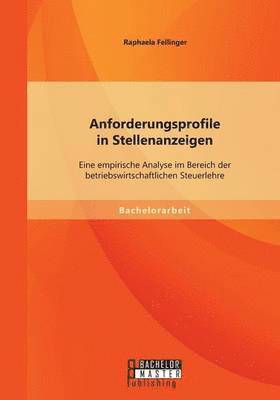 bokomslag Anforderungsprofile in Stellenanzeigen