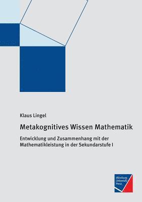 Metakognitives Wissen Mathematik 1