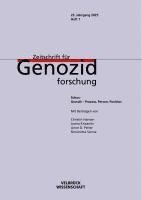 bokomslag Zeitschrift für Genozidforschung, 23. Jahrgang 2025, Heft 1