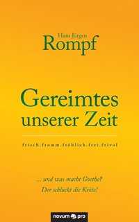 bokomslag Gereimtes unserer Zeit