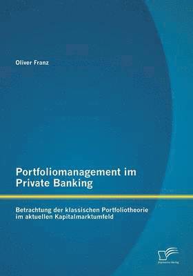 bokomslag Portfoliomanagement im Private Banking