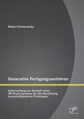 bokomslag Generative Fertigungsverfahren