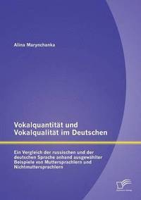 bokomslag Vokalquantitt und Vokalqualitt im Deutschen