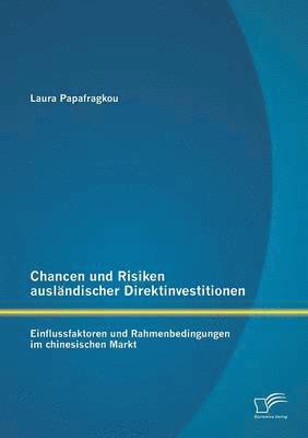 bokomslag Chancen und Risiken auslndischer Direktinvestitionen