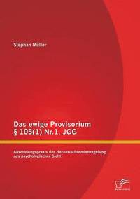 bokomslag Das ewige Provisorium  105(1) Nr.1, JGG