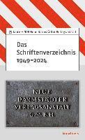 bokomslag Das Schriftenverzeichnis 1949 bis 2024