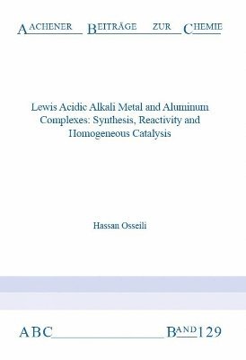 Lewis Acidic Alkali Metal and Aluminum Complexes 1