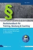 bokomslag Rechtshandbuch für Training, Beratung & Coaching