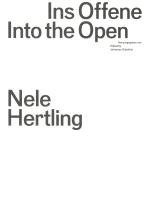bokomslag Ins Offene / Into the Open