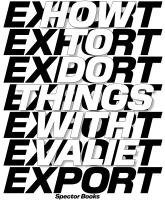 bokomslag How to Do Things with VALIE EXPORT