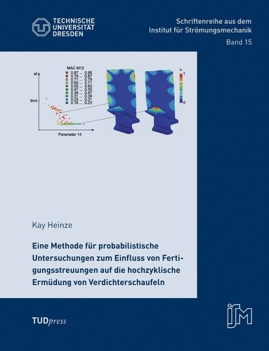 bokomslag Eine Methode fr probabilistische Untersuchungen zum Einfluss von Fertigungsstreuungen auf die hochzyklische Ermdung von Verdichterschaufeln