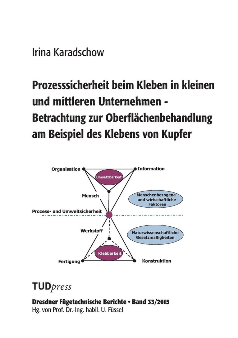 Prozesssicherheit beim Kleben in kleinen und mittleren Unternehmen - Betrachtung zur Oberflchenbehandlung am Beispiel des Klebens von Kupfer 1