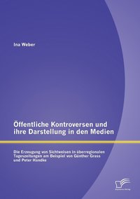 bokomslag ffentliche Kontroversen und ihre Darstellung in den Medien