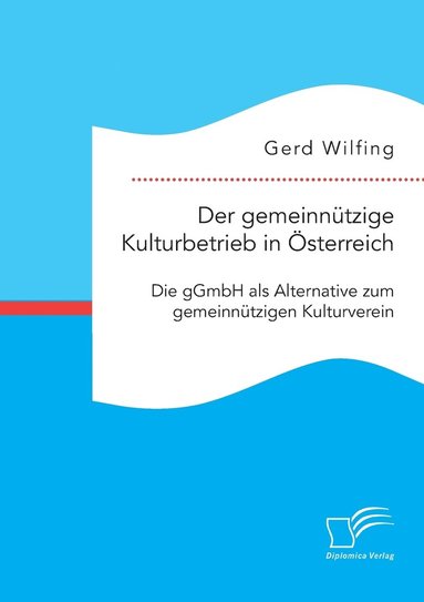 bokomslag gemeinnützige Kulturbetrieb in Österreich