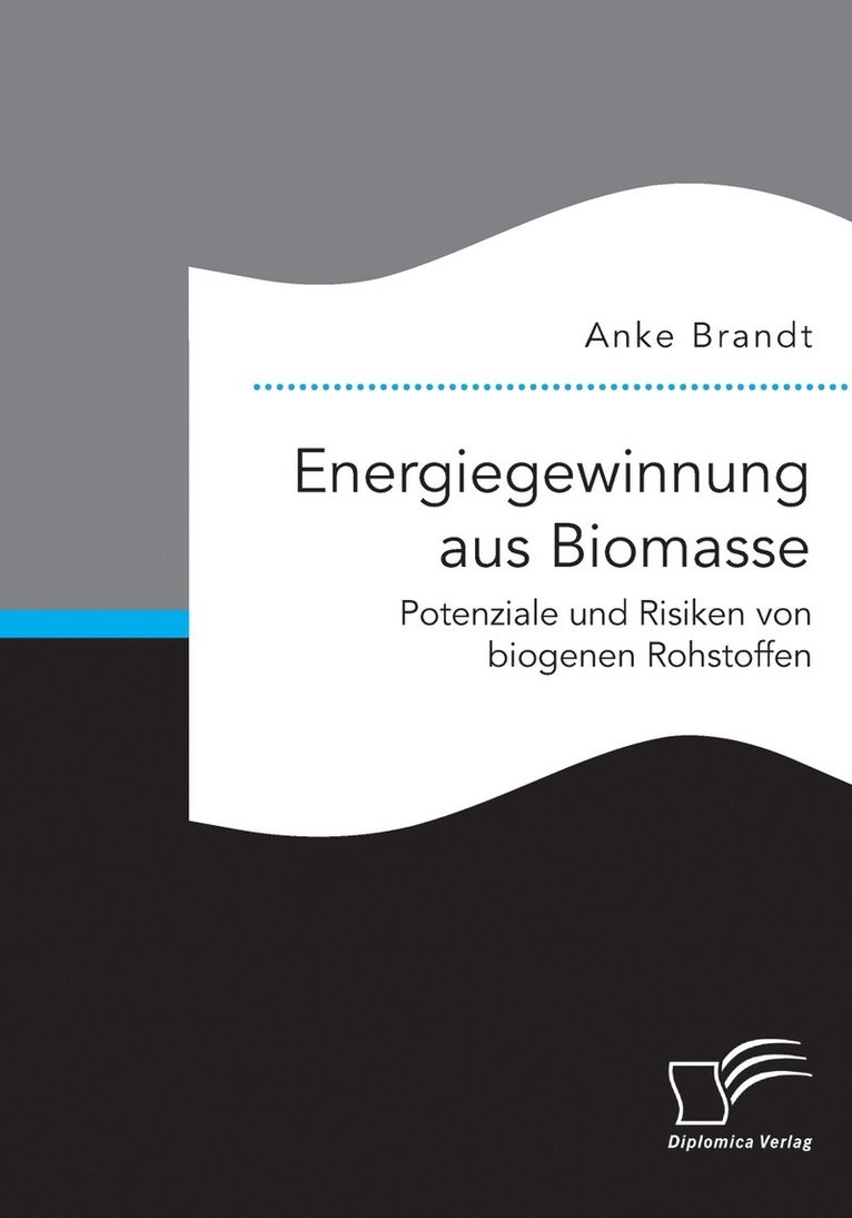 Energiegewinnung aus Biomasse. Potenziale und Risiken von biogenen Rohstoffen 1