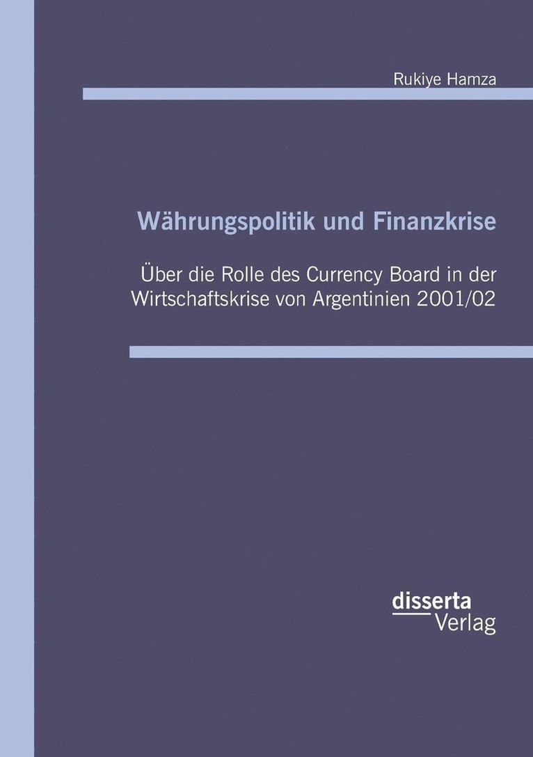 Whrungspolitik und Finanzkrise 1