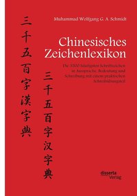 bokomslag Chinesisches Zeichenlexikon. Die 3500 hufigsten Schriftzeichen in Aussprache, Bedeutung und Schreibung mit einem praktischen Schreibbungsteil