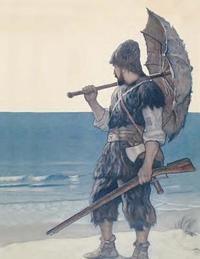 bokomslag Robinson Crusoe: The original edition of 1920 with color