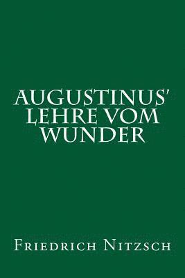 bokomslag Augustinus' Lehre Vom Wunder