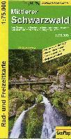 bokomslag Naturpark Schwarzwald Mitte - Rad- und Freizeitkarte 1 : 75 000