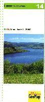 Biggesee - Südsauerland 1:25.000 Blatt 14, topographische Wanderkarte NRW 1
