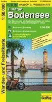 bokomslag Euregio Bodensee Wander- und Freizeitkarte