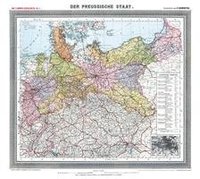 bokomslag Historische Preussenkarte / DER PREUSSISCHE STAAT - 1905 [gerollt]