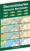 bokomslag Übersichtskarten der DEUTSCHEN REICHSBAHN 1983-1984-1985-1986-1987-1988-1989-1990