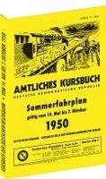bokomslag Kursbuch der Deutschen Reichsbahn - Sommerfahrplan 1950
