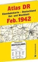 bokomslag ATLAS DR Februar 1942 - Eisenbahnkarte Deutschland