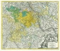 bokomslag Historische Karte: Die MOSEL 1720 und das Erzbistum sowie Kurfürstentum Trier mit seinen Ämtern