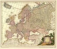 bokomslag Historische Karte: Europa 1687 [gerollt]