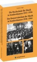 bokomslag Die Hochschule für Musik in Sondershausen 1933-1936