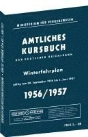 bokomslag Kursbuch der Deutschen Reichsbahn - Winterfahrplan 1956/1957