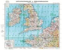 bokomslag LUFT-NAVIGATIONSKARTE Britische Inseln (Süd) 1942 (Plano)