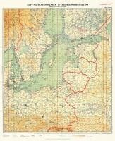 bokomslag LUFT-NAVIGATIONSKARTE: Ostsee-Ostseeländer 1940 (Plano)