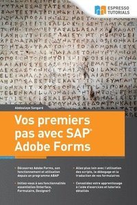 bokomslag Vos premiers pas avec SAP Adobe Forms