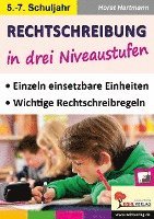 bokomslag Rechtschreibung in drei Niveaustufen / Klasse 5-7