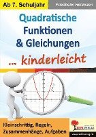 bokomslag Quadratische Funktionen & Gleichungen ... kinderleicht