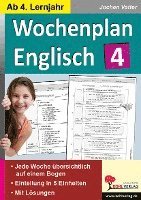 bokomslag Wochenplan Englisch 4