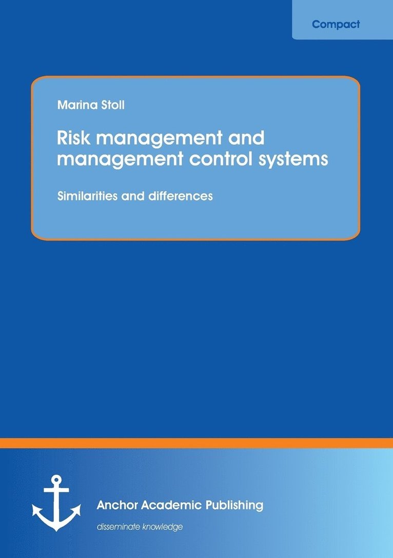 Risk management and management control systems 1