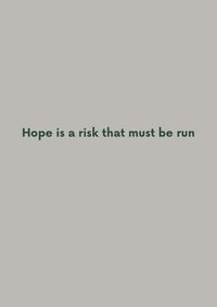 bokomslag Robert Adam: Hope is a risk that must be run