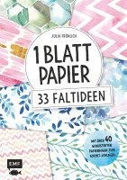 bokomslag 1 Blatt Papier - 33 Faltideen