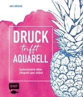 Druck trifft Aquarell 1